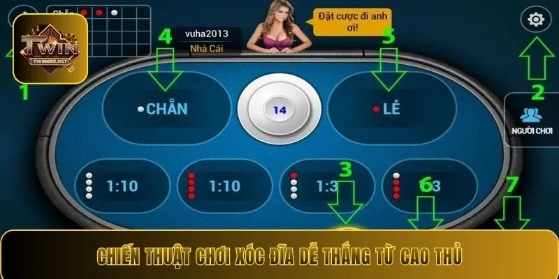 Chiến thuật chơi xóc đĩa dễ thắng từ cao thủ